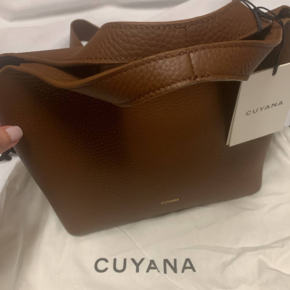 NWT Cuyana Mini System Tote in Dark Chestnut - Picture 8 of 13